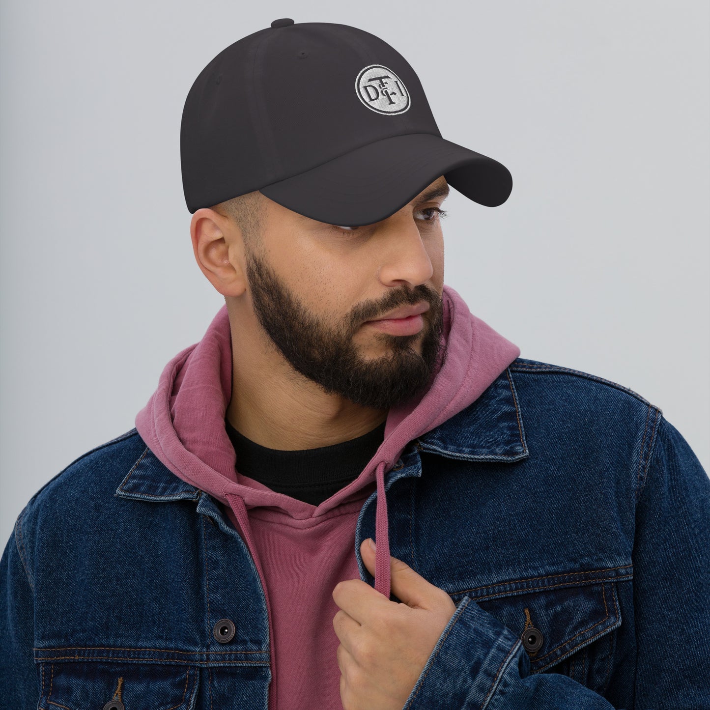 Detroit & Toledo Ironton [DT&I] Vintage White Logo Dad hat - Broken Knuckle Apparel