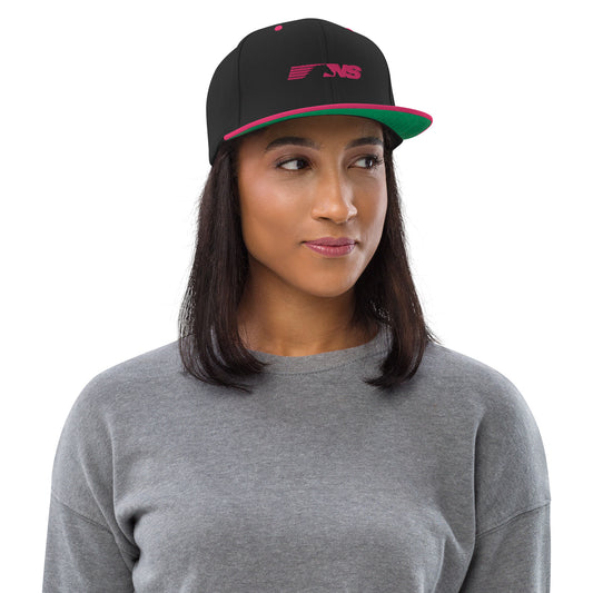 Norfolk Southern Pink Ladies Snapback Hat - Broken Knuckle Apparel