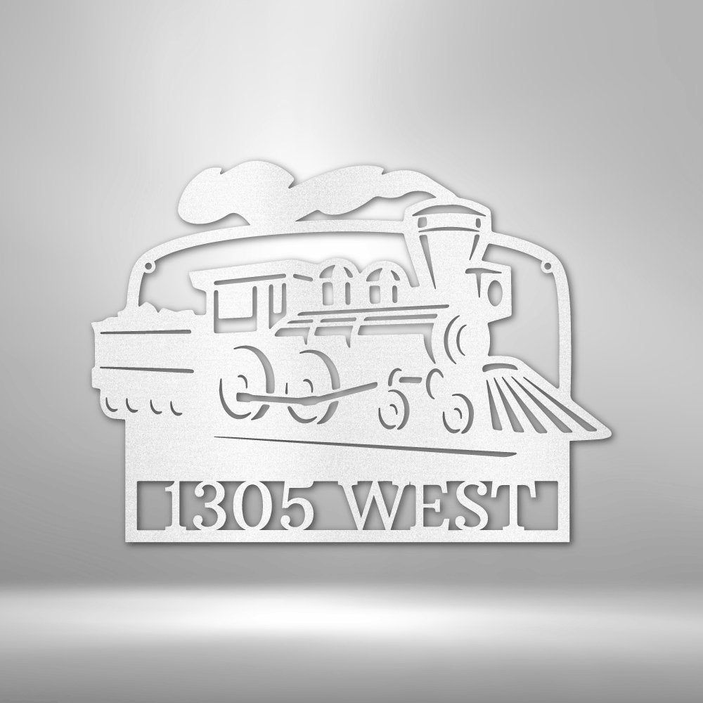 Coal Train Monogram - Custom Metal Sign - Broken Knuckle Apparel