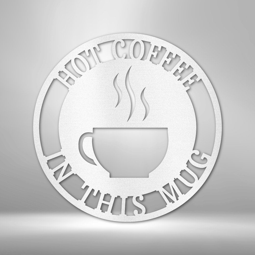 Coffee Haze Monogram - Personalized Steel Sign - Broken Knuckle Apparel