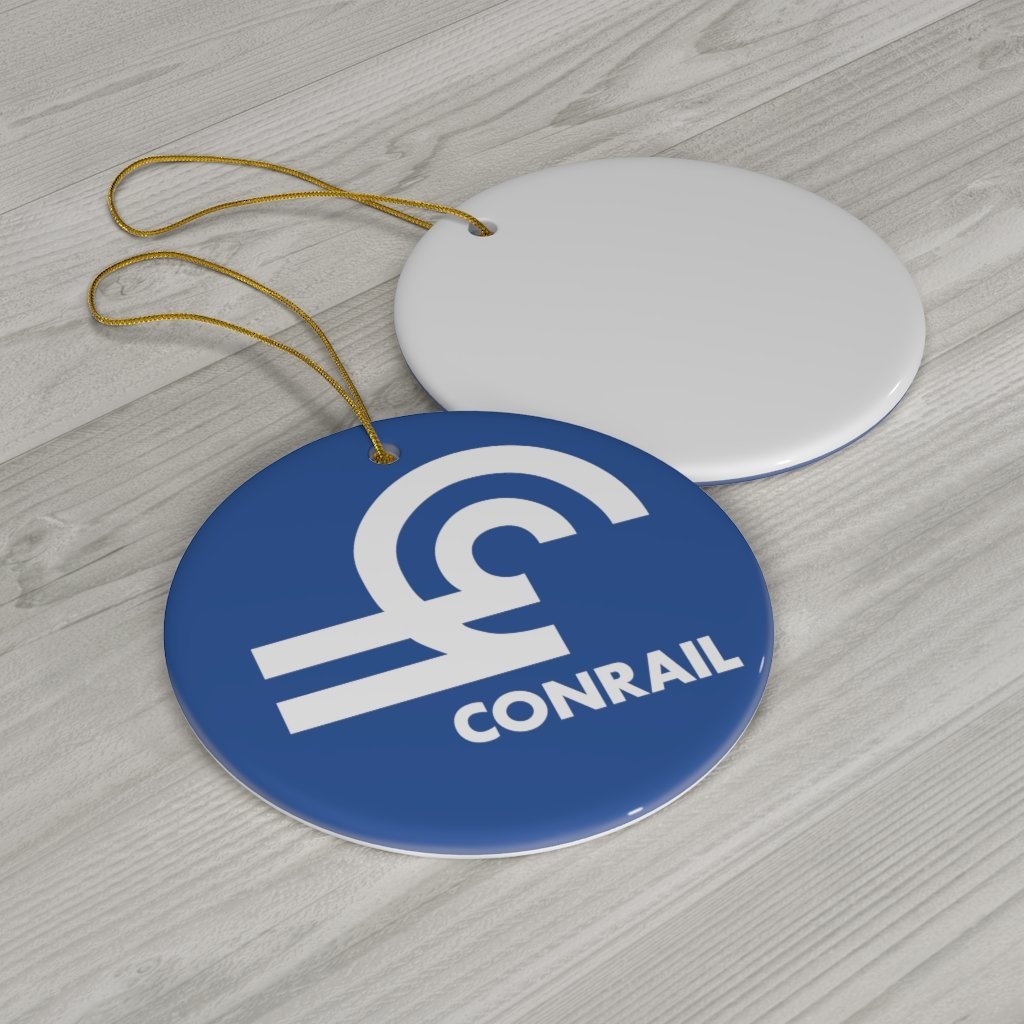 Conrail Logo Ceramic Ornament - Broken Knuckle Apparel