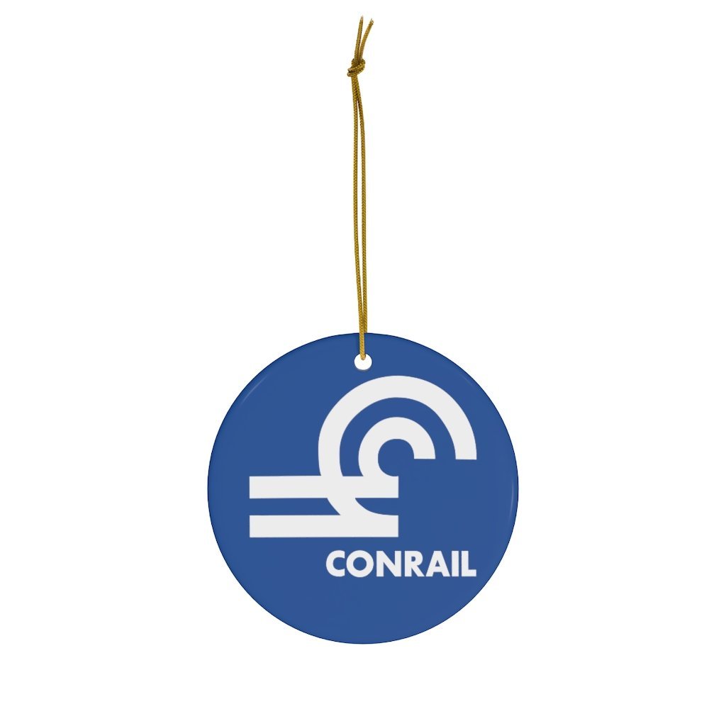 Conrail Logo Ceramic Ornament - Broken Knuckle Apparel