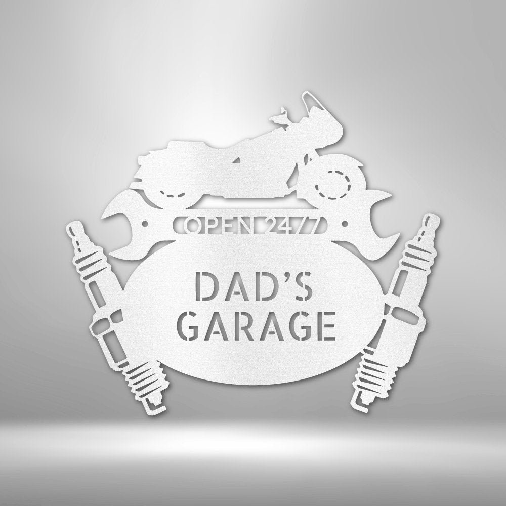 Cruiser Mechanic Monogram - Personalized Steel Sign - Broken Knuckle Apparel