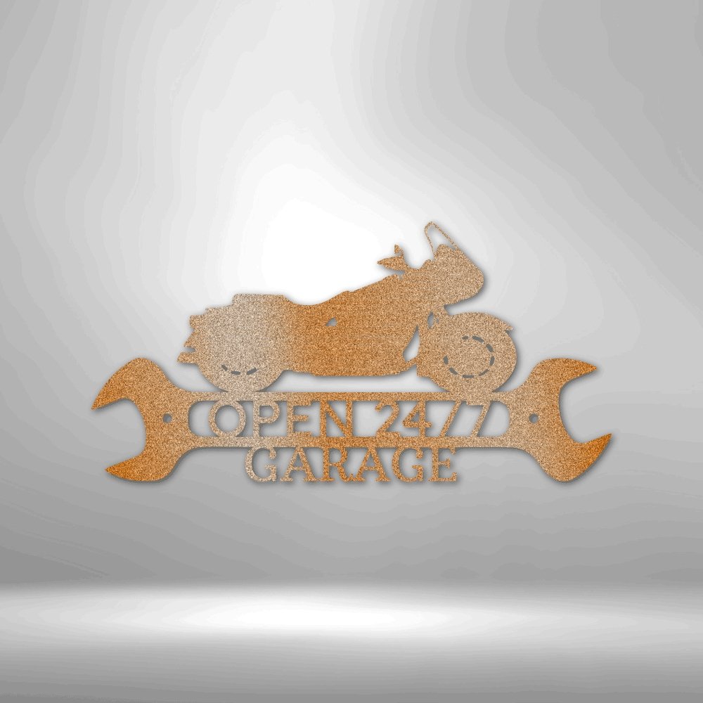 Cruiser Shop Monogram - Personalized Steel Sign - Broken Knuckle Apparel