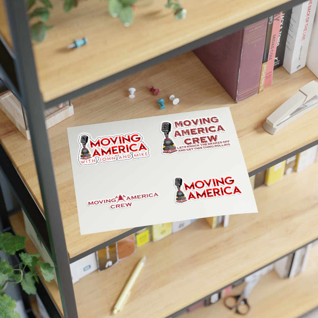 Moving America Sticker Sheet - Broken Knuckle Apparel