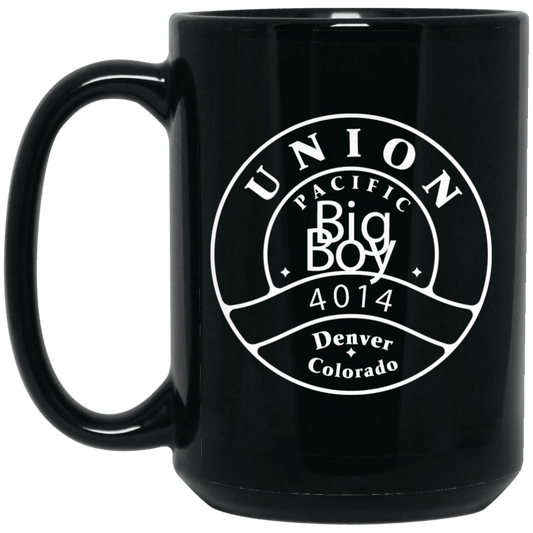 Denver Colorado Big Boy 4014 15 oz. Black Mug - Broken Knuckle Apparel