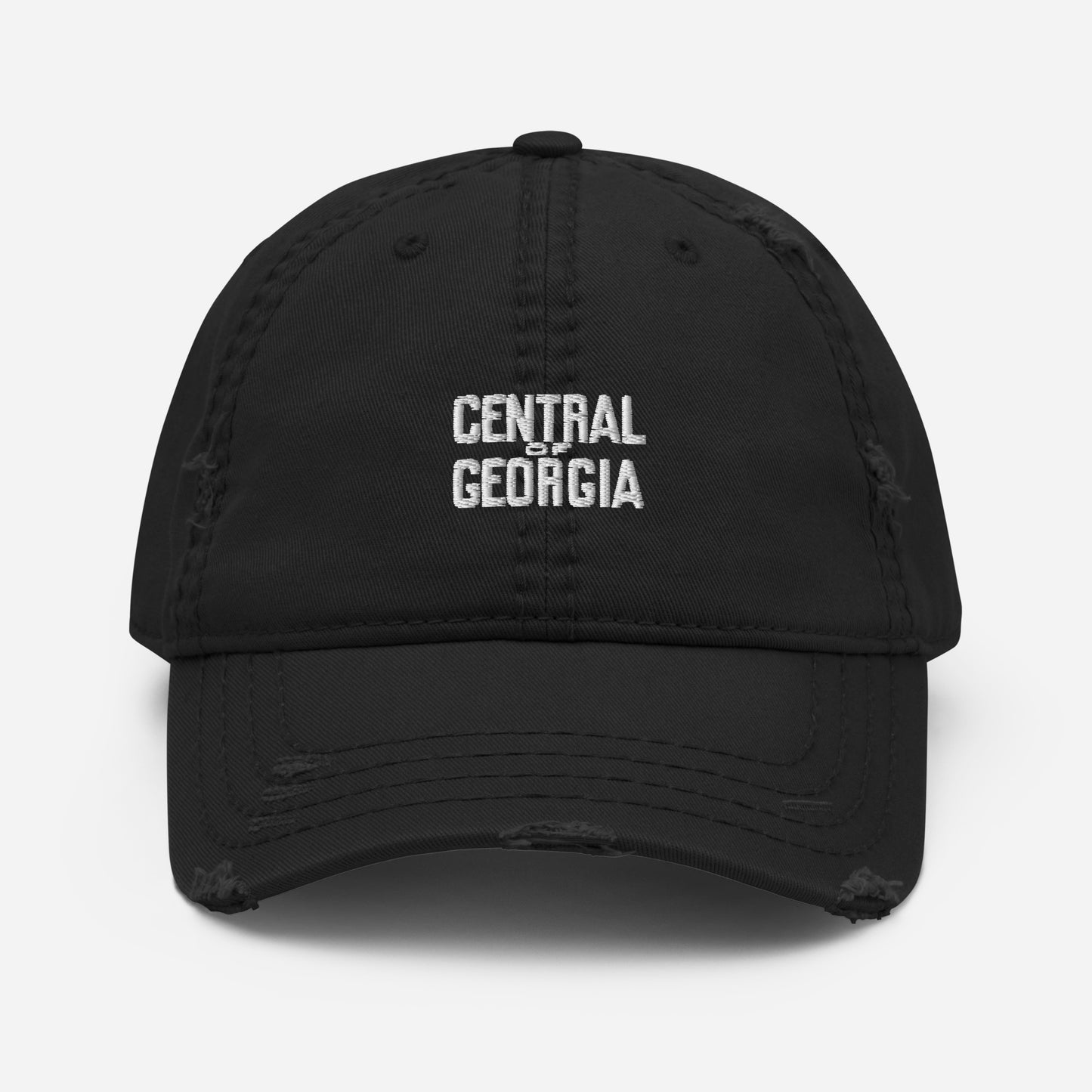 Central of Georgia Distressed Dad Hat - Broken Knuckle Apparel