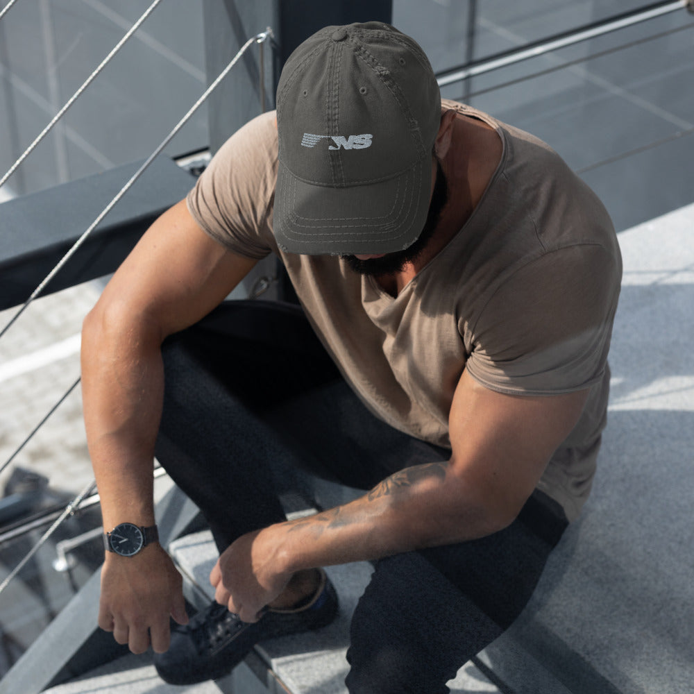 Norfolk Southern Distressed Dad Hat - Broken Knuckle Apparel