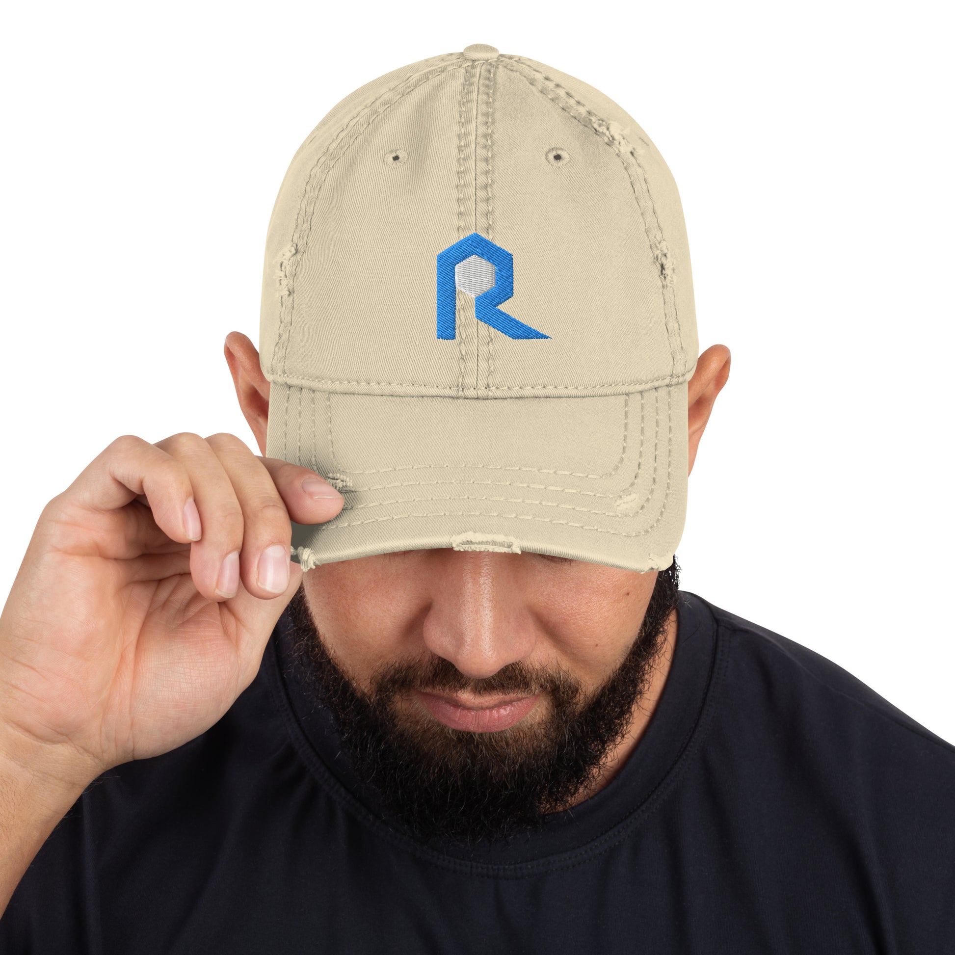 The Rock Distressed Dad Hat - Broken Knuckle Apparel