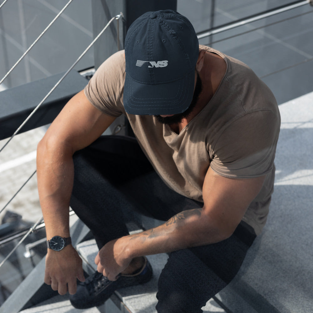 Norfolk Southern Distressed Dad Hat - Broken Knuckle Apparel