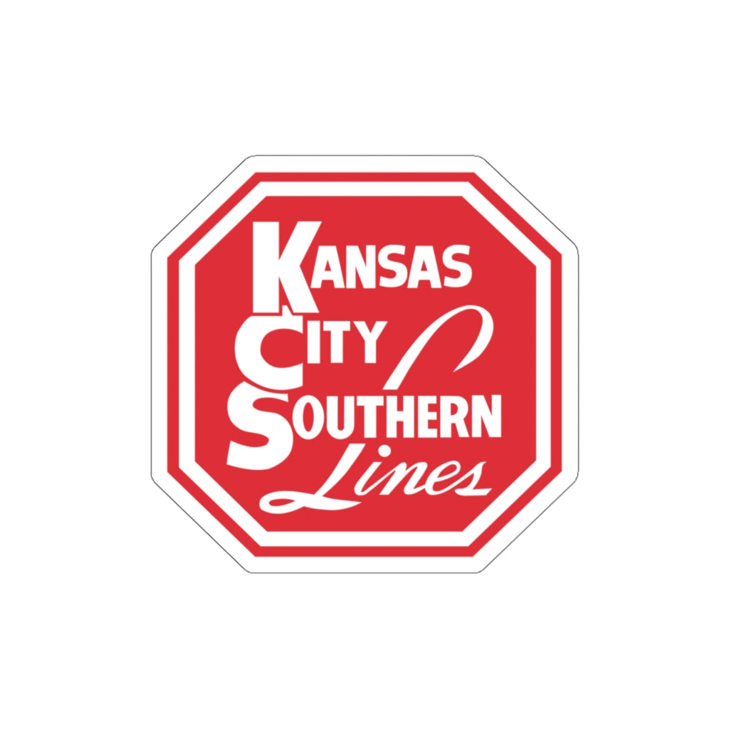 Kansas City Southern Lines Bubble-free stickers - Broken Knuckle Apparel