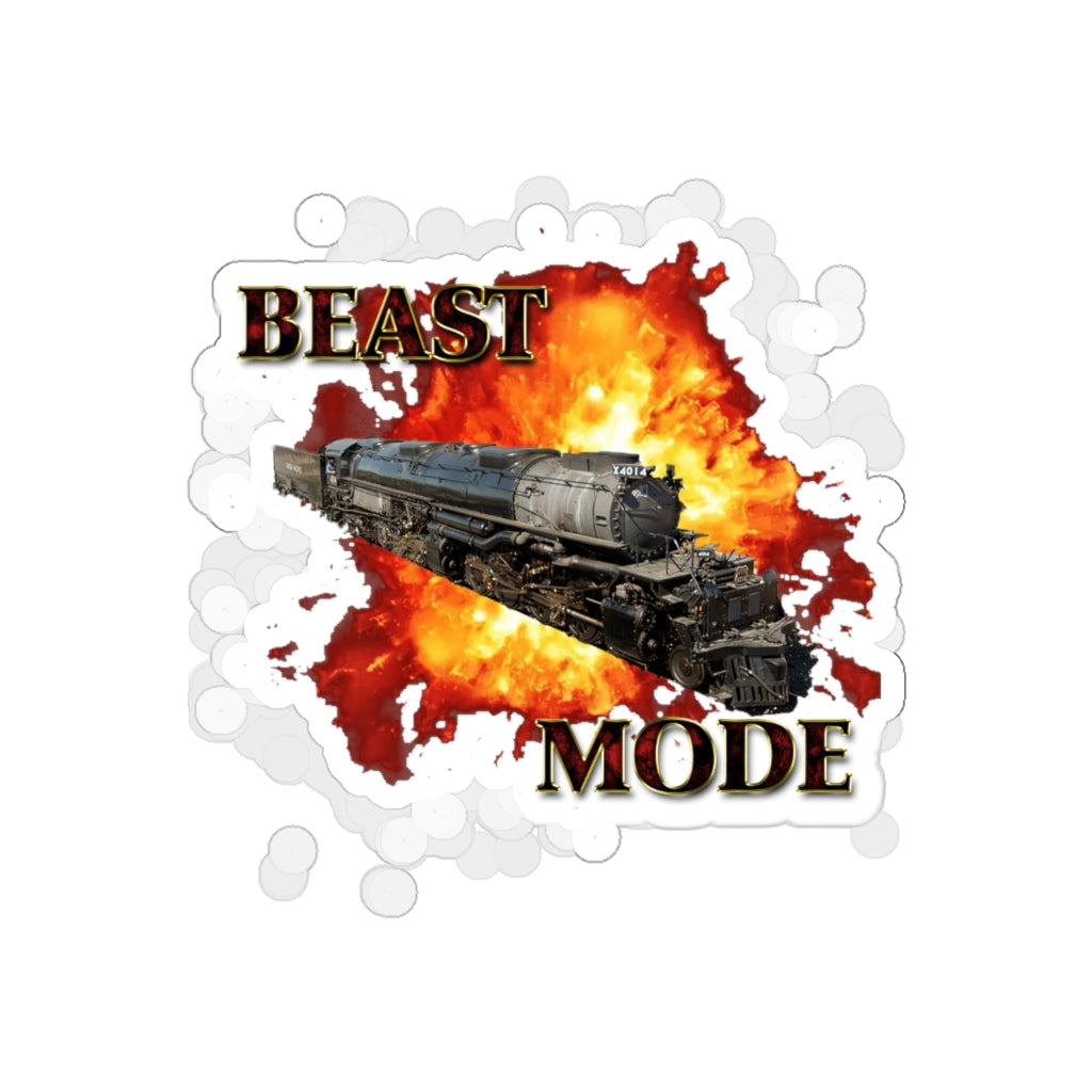 UP Big Boy 4014 Beast Mode Die-Cut Stickers - Broken Knuckle Apparel