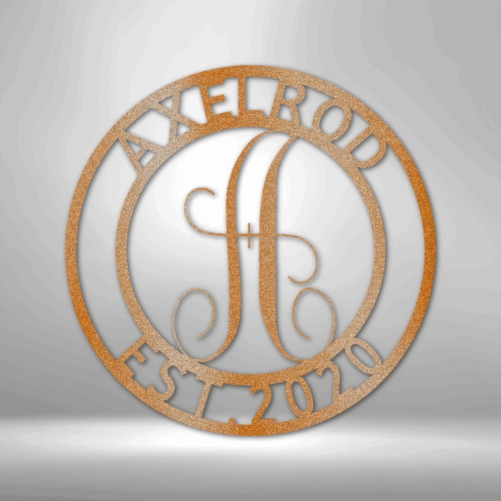 Family Name - Personalized Steel Sign - Broken Knuckle Apparel