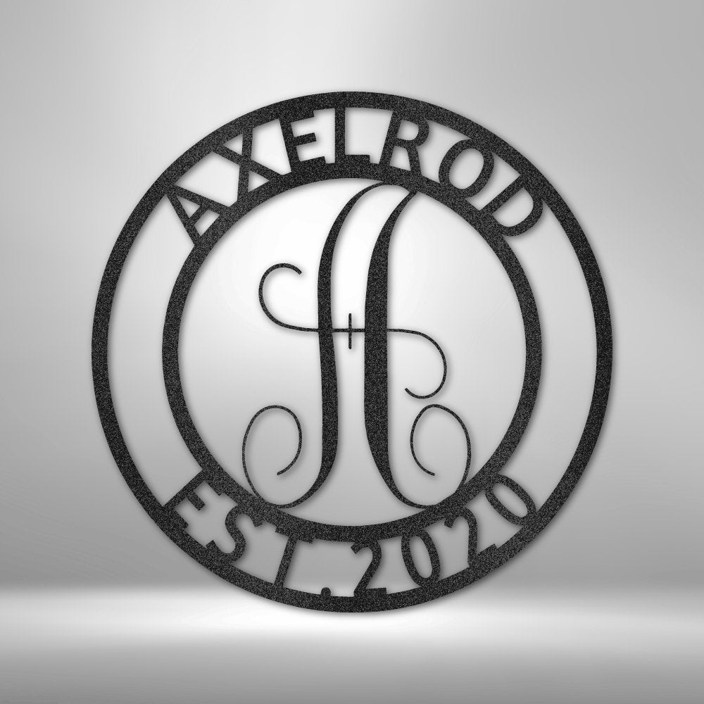 Family Name - Personalized Steel Sign - Broken Knuckle Apparel