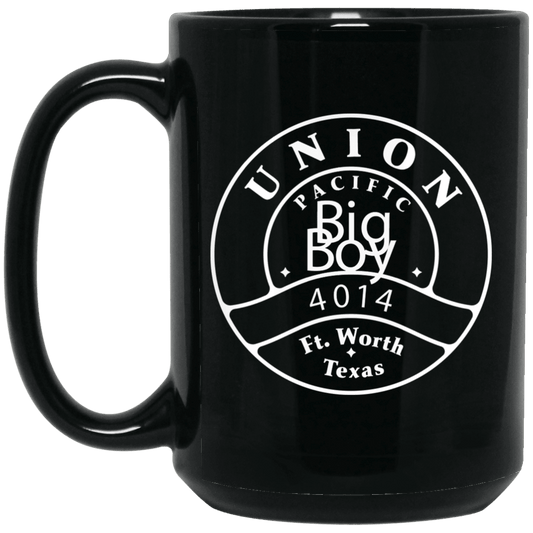 Ft. Worth Texas Big Boy 4014 15 oz. Black Mug - Broken Knuckle Apparel