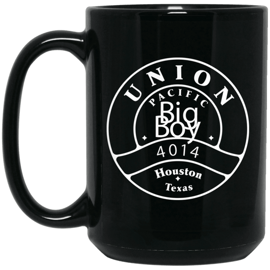 Houston Texas Big Boy 4014 15 oz. Black Mug - Broken Knuckle Apparel