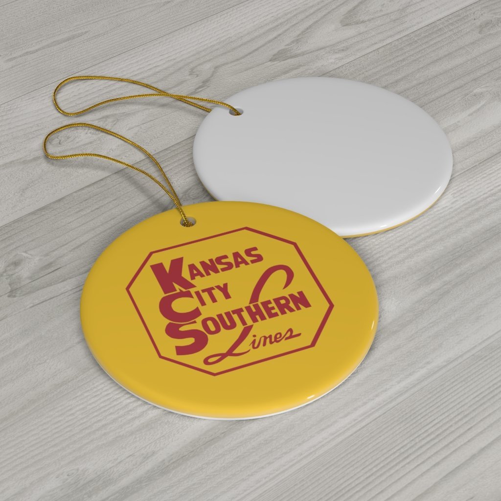 Kansas City Southern [KCS] Railway Ceramic Ornaments - Broken Knuckle Apparel