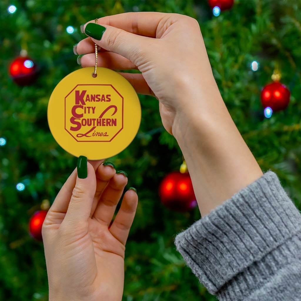 Kansas City Southern [KCS] Railway Ceramic Ornaments - Broken Knuckle Apparel