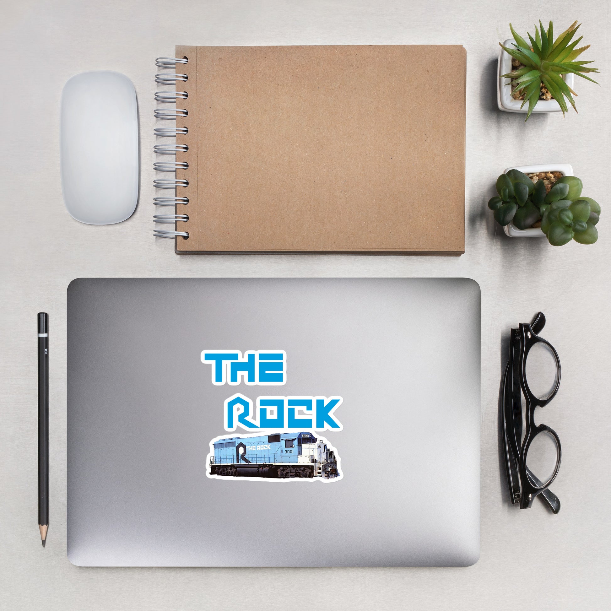 The Rock Bubble-free stickers - Broken Knuckle Apparel