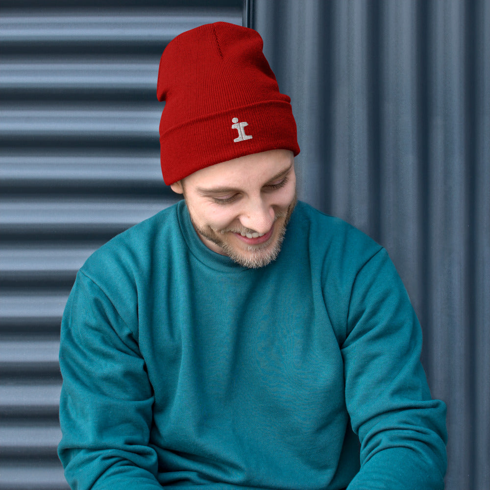 Illinois Central Embroidered Beanie - Broken Knuckle Apparel