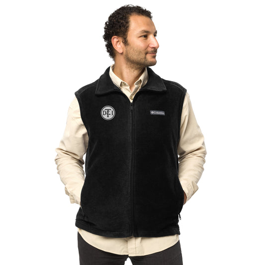 Detroit & Toledo Ironton Railroad [DT&I] Men’s Columbia fleece vest - Broken Knuckle Apparel