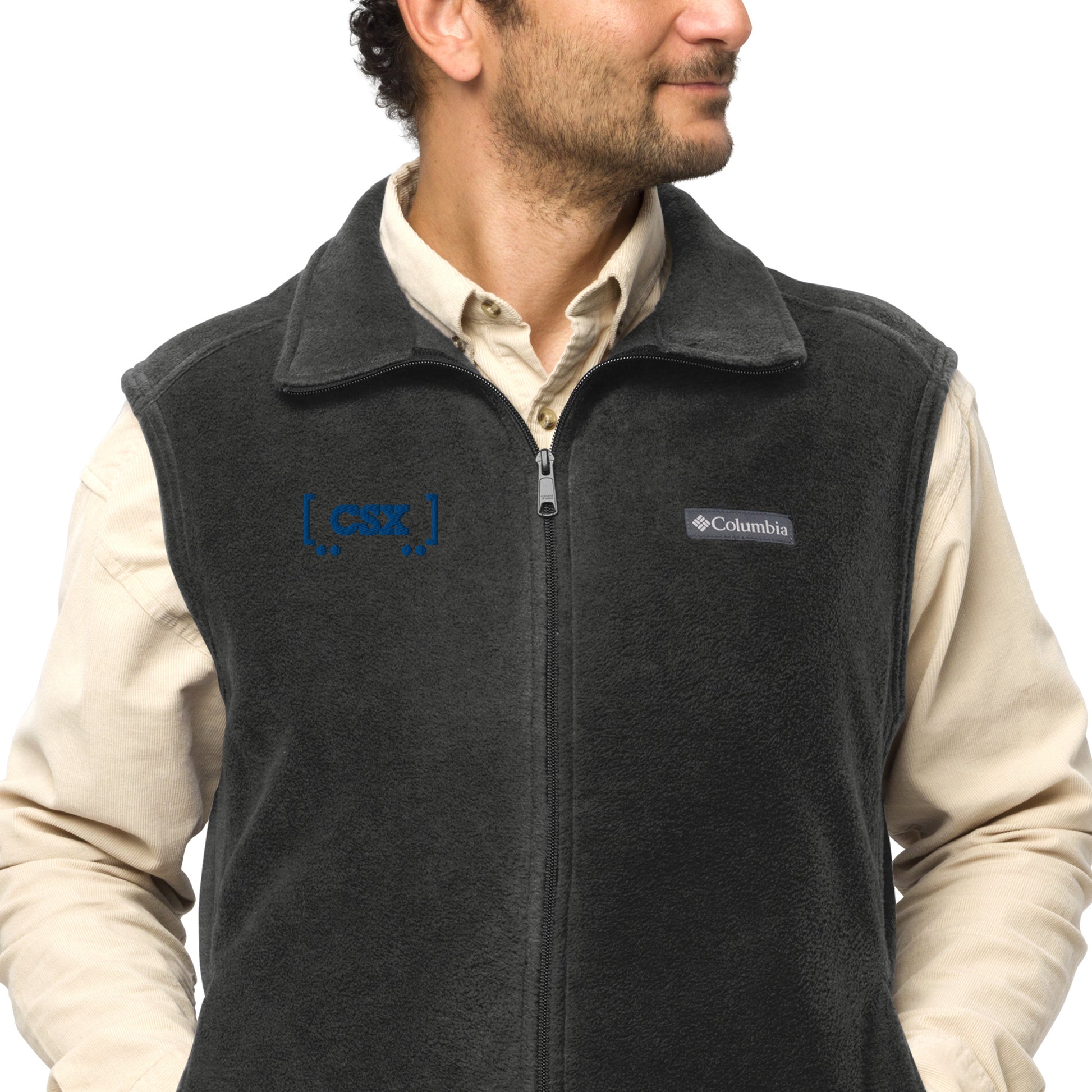 CSX Men’s Columbia fleece vest - Broken Knuckle Apparel