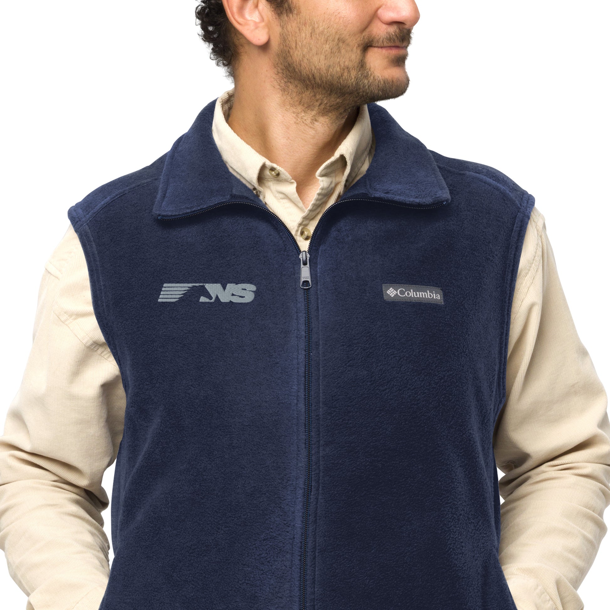 Norfolk Southern Men’s Columbia fleece vest - Broken Knuckle Apparel