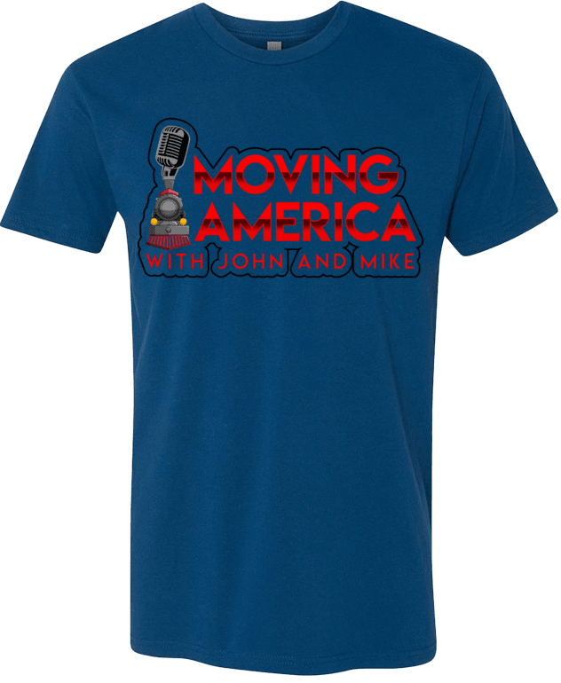 Moving America Podcast Official T-Shirt - Broken Knuckle Apparel