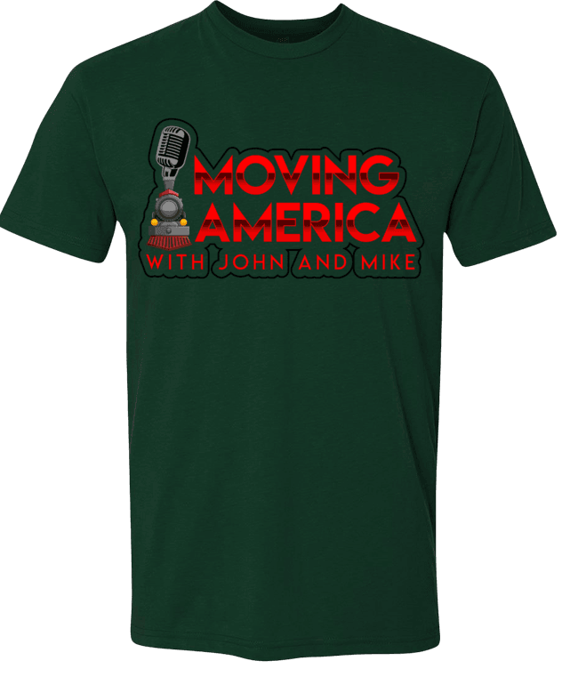 Moving America Podcast Official T-Shirt - Broken Knuckle Apparel