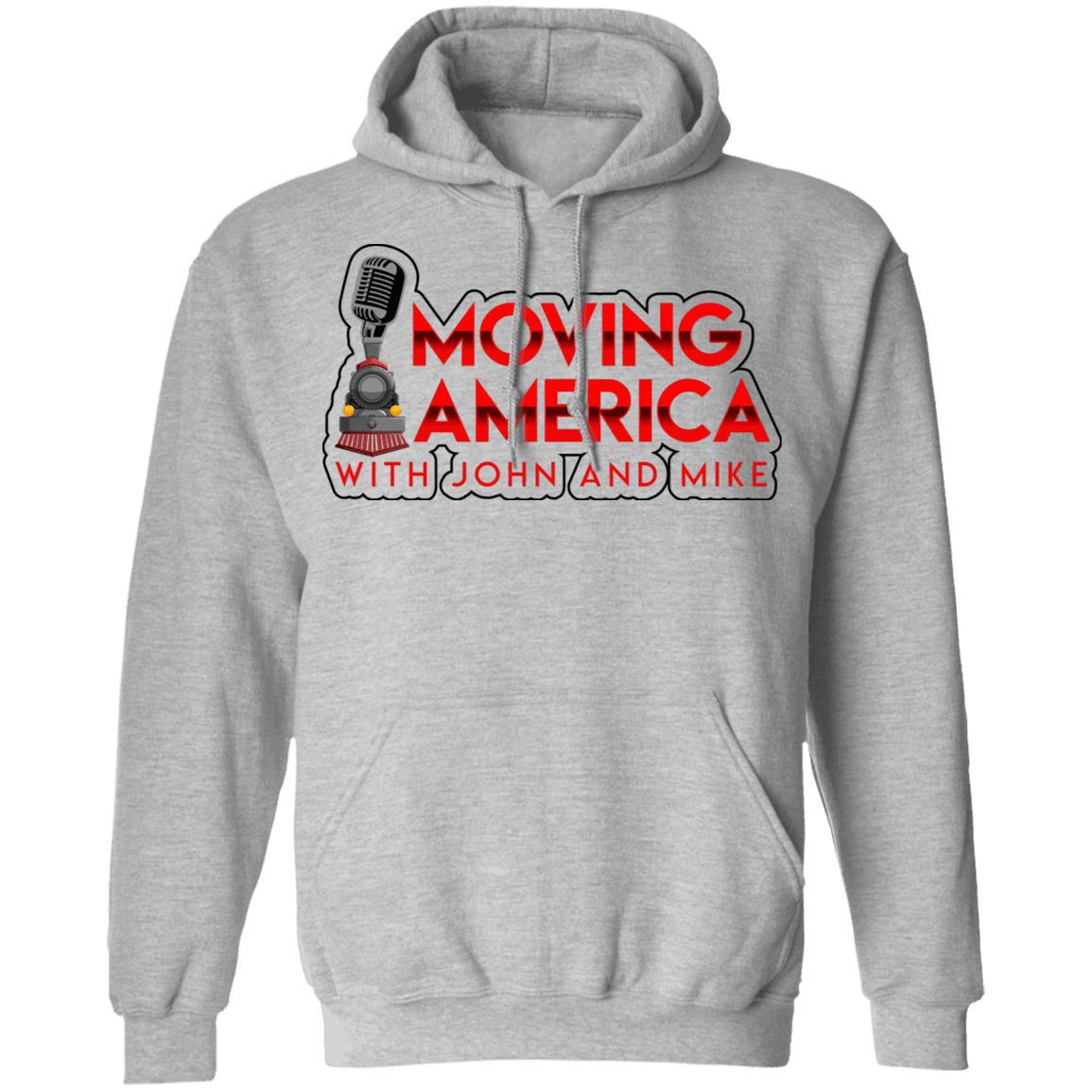 Moving America Podcast Pullover Hoodie - Broken Knuckle Apparel