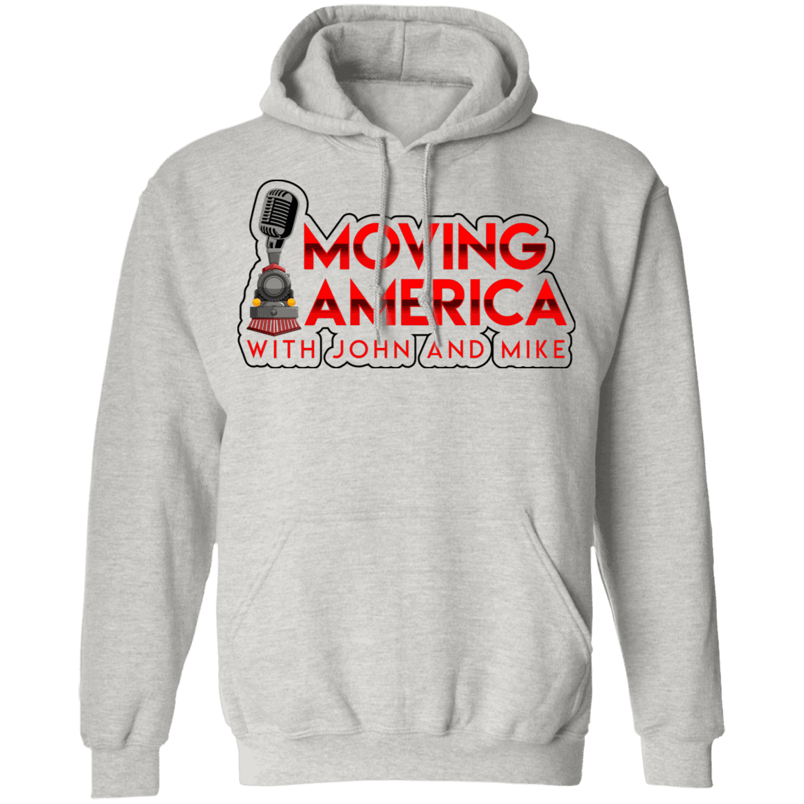 Moving America Podcast Pullover Hoodie - Broken Knuckle Apparel
