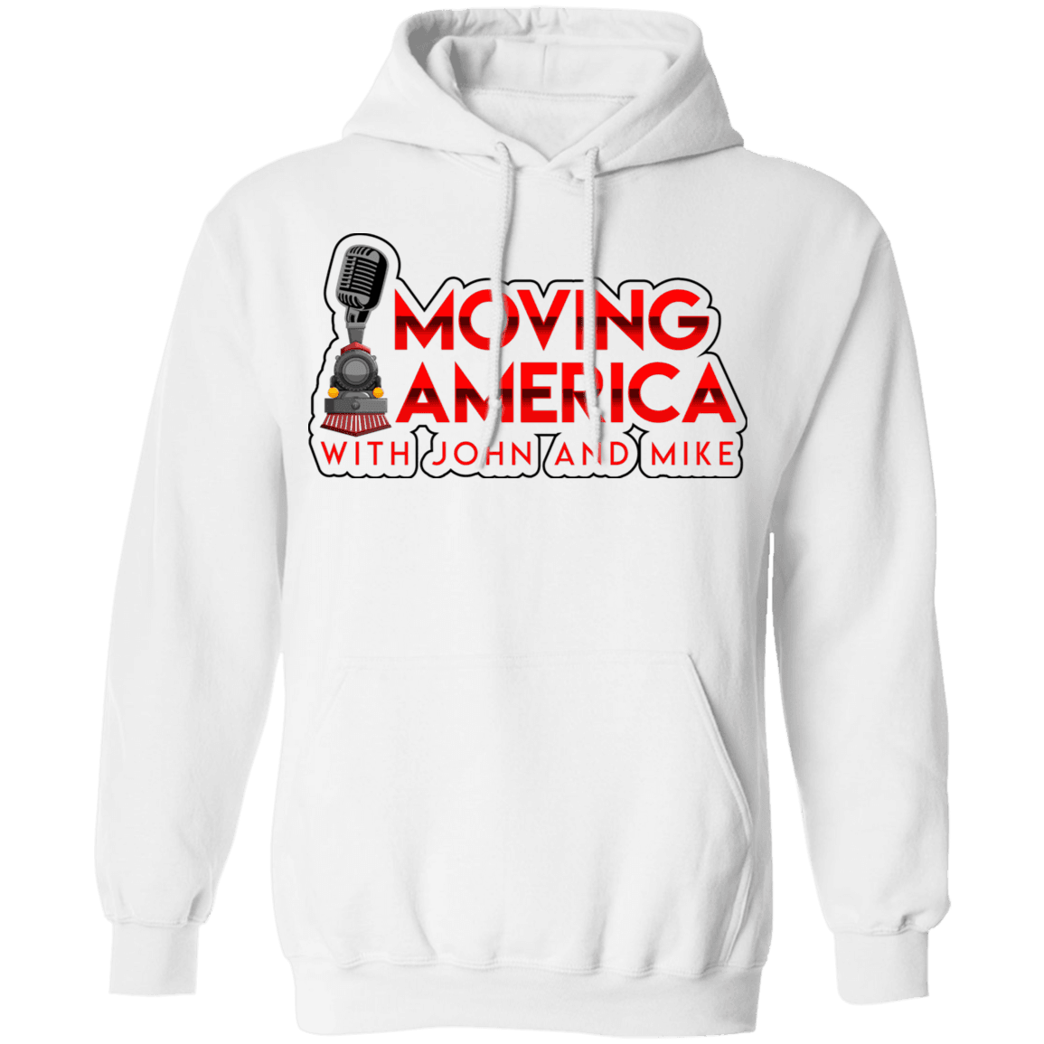 Moving America Podcast Pullover Hoodie - Broken Knuckle Apparel