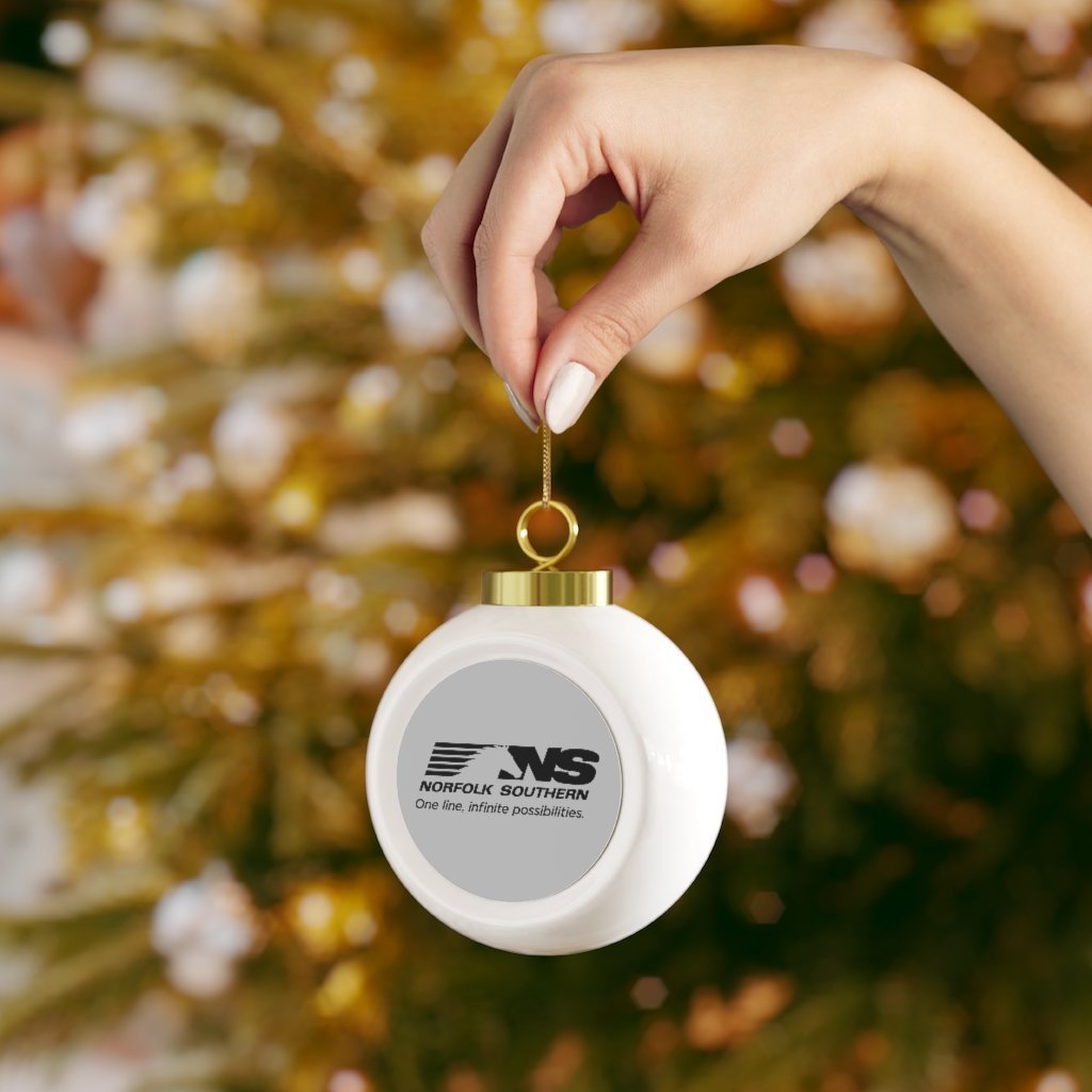Norfolk Southern Railroad Christmas Ball Ornament - Broken Knuckle Apparel