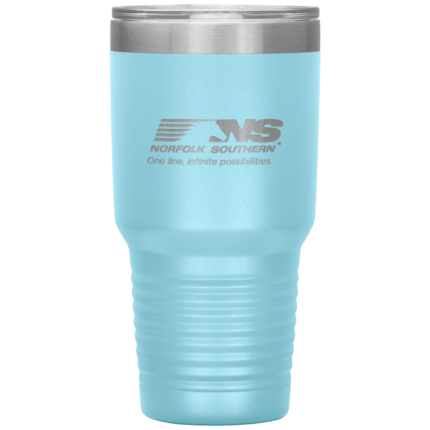 Norfolk Southern Railroad One Line, Infinite Possibilities Logo 30 oz. Stainless Steel Tumbler - Broken Knuckle Apparel