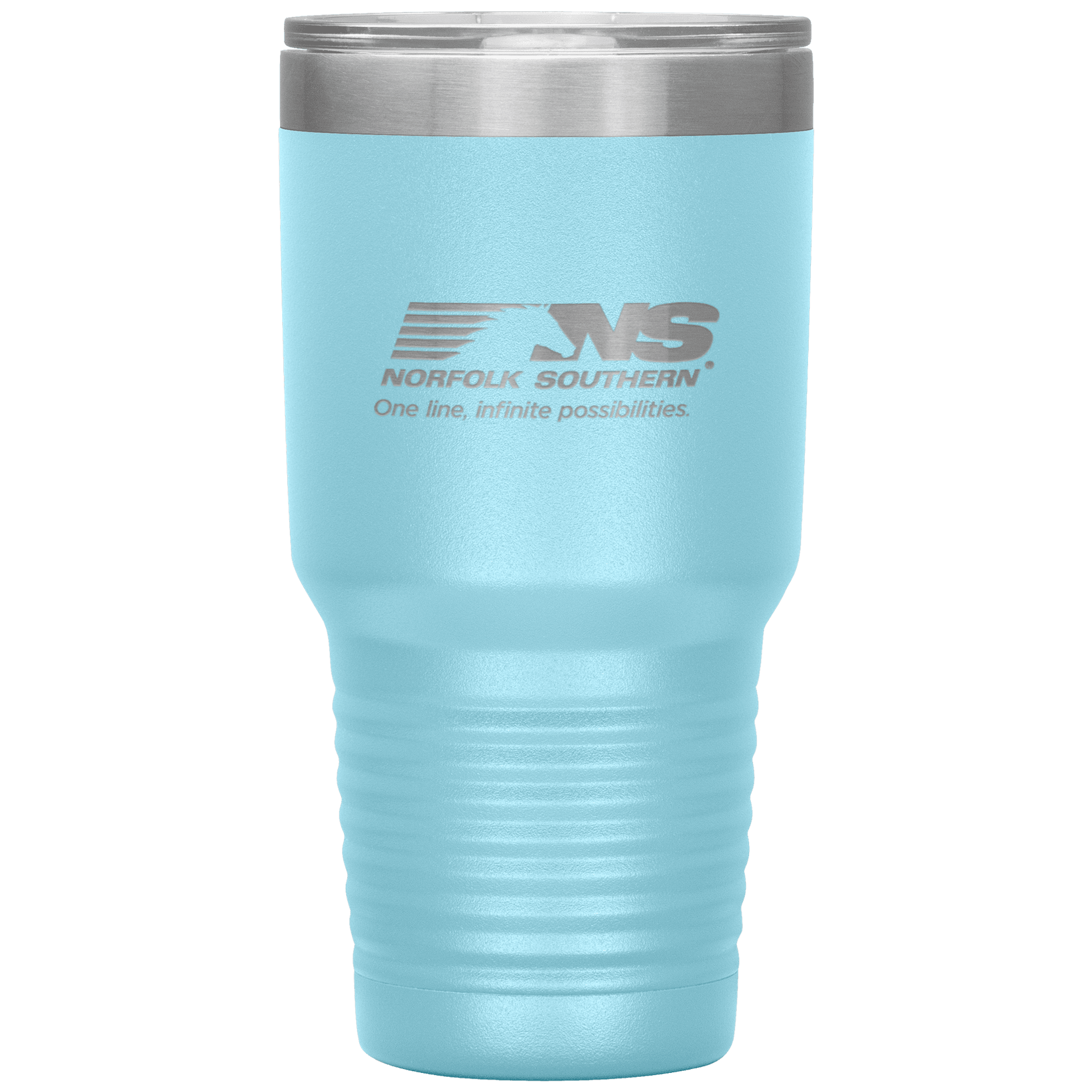 Norfolk Southern Railroad One Line, Infinite Possibilities Logo 30 oz. Stainless Steel Tumbler - Broken Knuckle Apparel