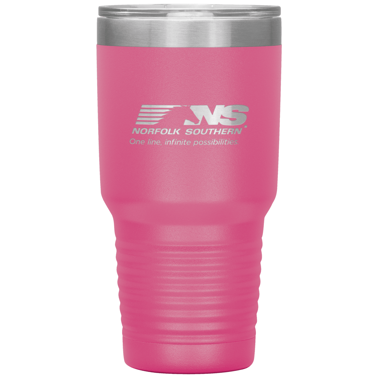 Norfolk Southern Railroad One Line, Infinite Possibilities Logo 30 oz. Stainless Steel Tumbler - Broken Knuckle Apparel