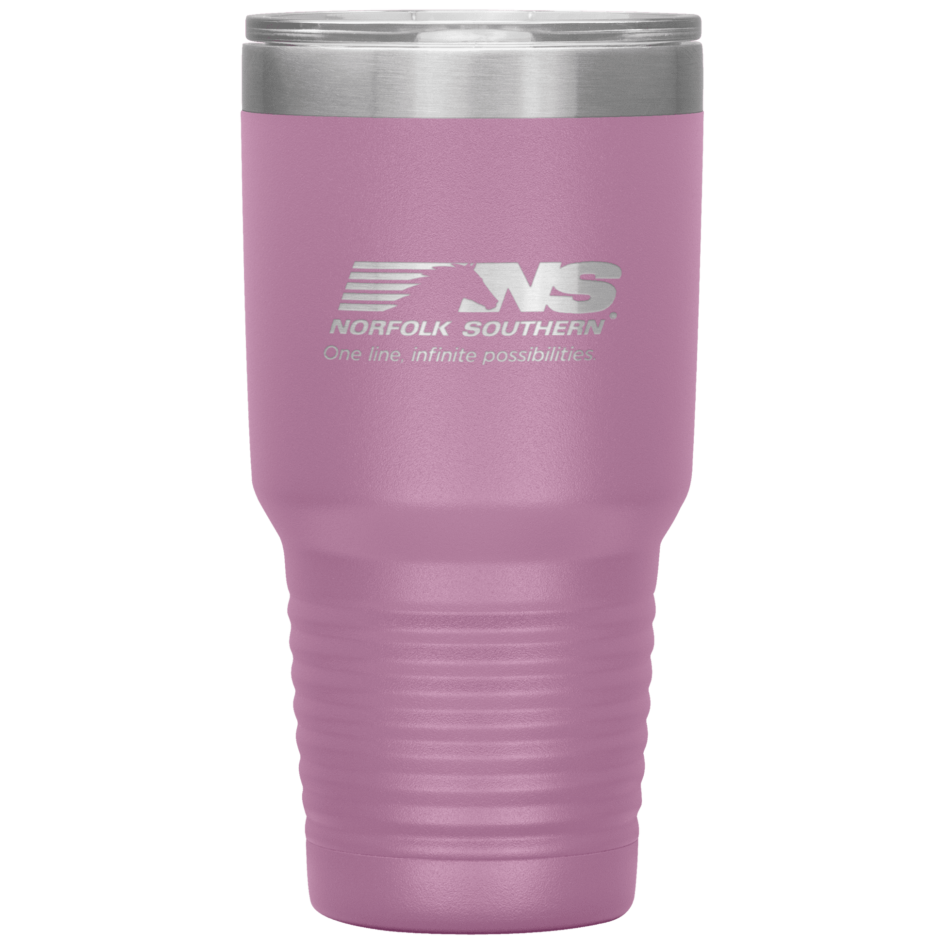 Norfolk Southern Railroad One Line, Infinite Possibilities Logo 30 oz. Stainless Steel Tumbler - Broken Knuckle Apparel