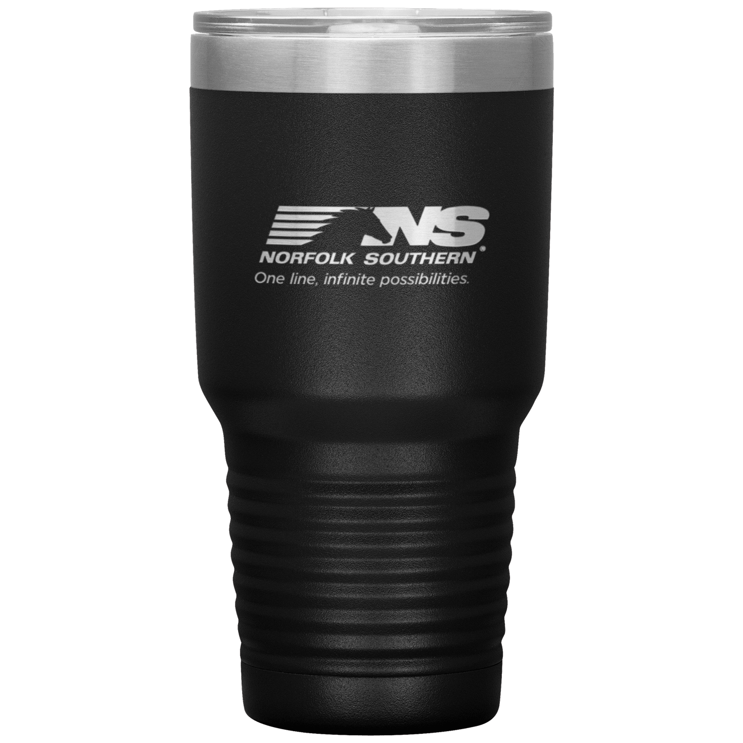 Norfolk Southern Railroad One Line, Infinite Possibilities Logo 30 oz. Stainless Steel Tumbler - Broken Knuckle Apparel