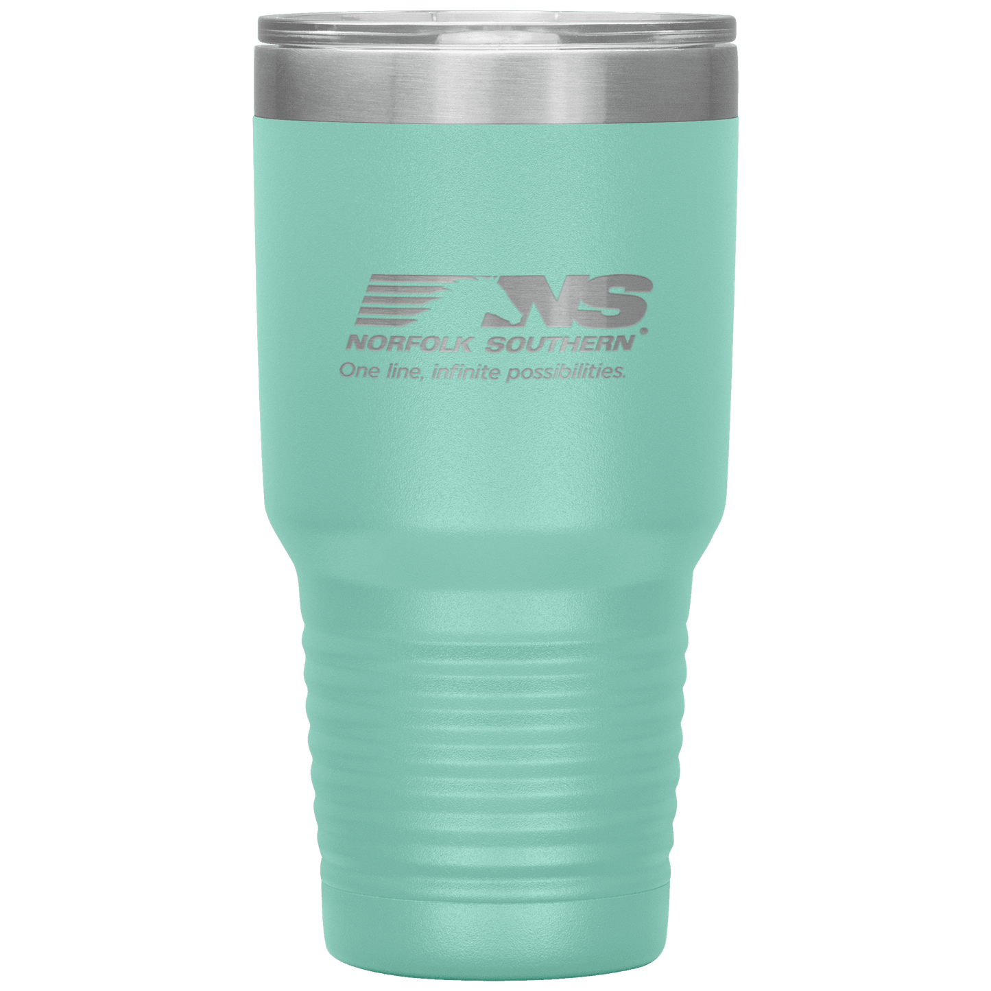 Norfolk Southern Railroad One Line, Infinite Possibilities Logo 30 oz. Stainless Steel Tumbler - Broken Knuckle Apparel