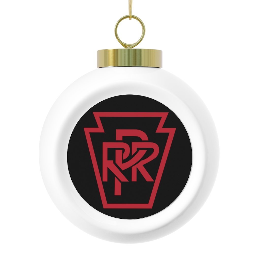 Pennsylvania Railroad [PRR] Christmas Ball Ornament - Broken Knuckle Apparel