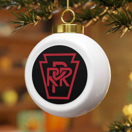 Pennsylvania Railroad [PRR] Christmas Ball Ornament - Broken Knuckle Apparel