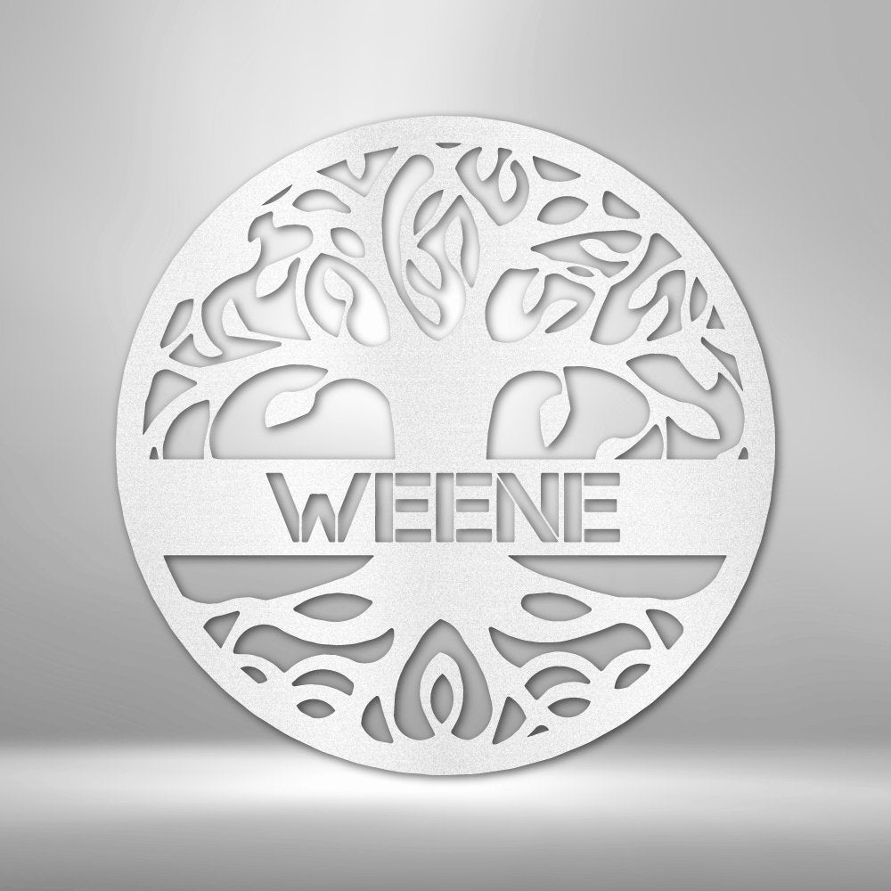 Personalized Tree of Life - Custom Metal Sign - Broken Knuckle Apparel