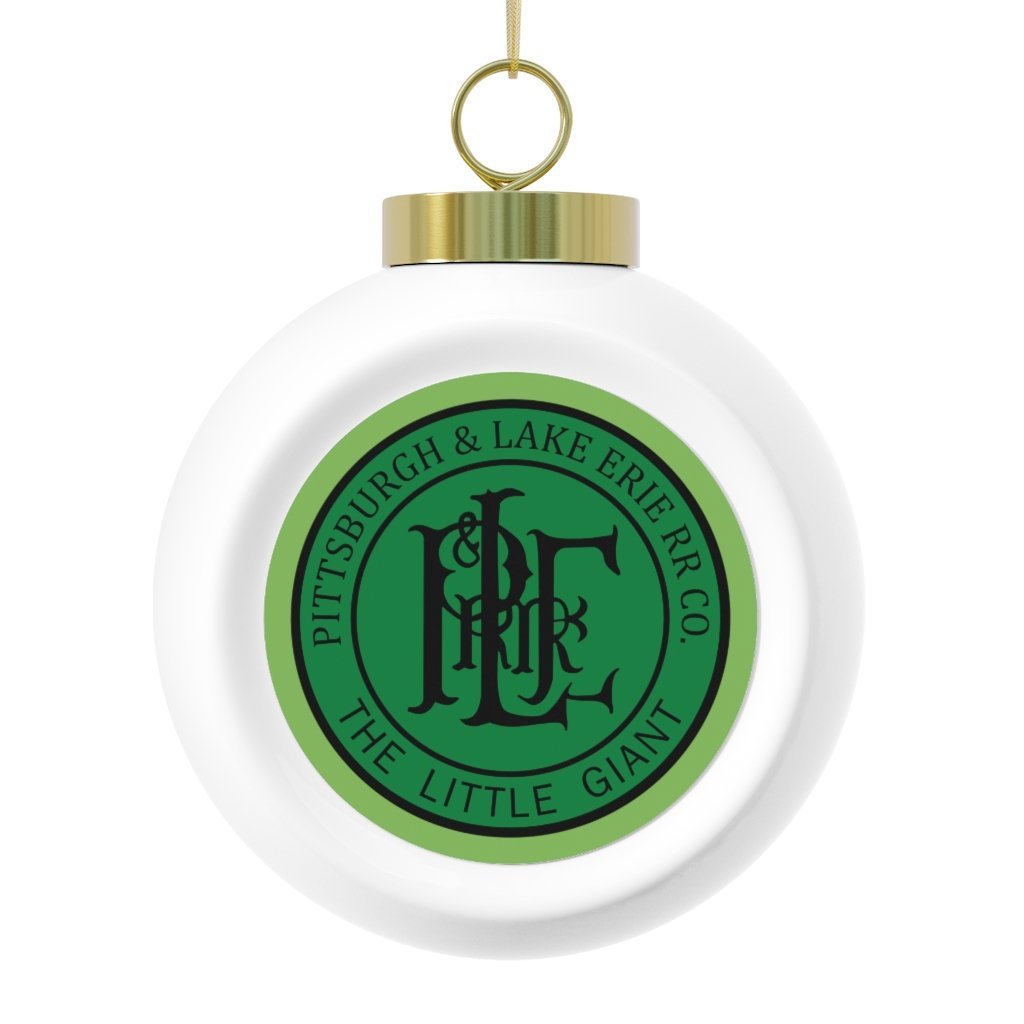 Pittsburgh & Lake Erie Railroad Christmas Ball Ornament - Broken Knuckle Apparel