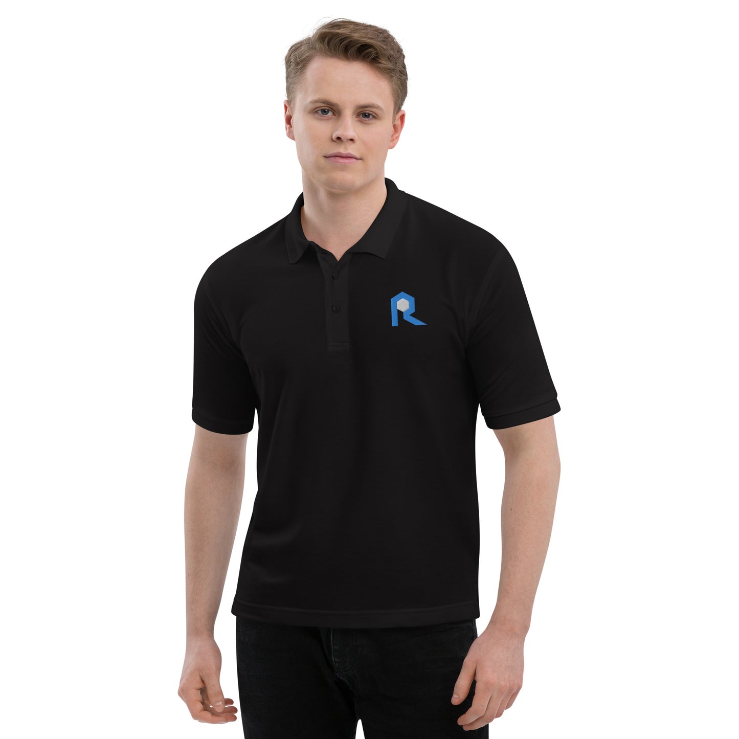 The Rock Route Men's Premium Polo - Broken Knuckle Apparel