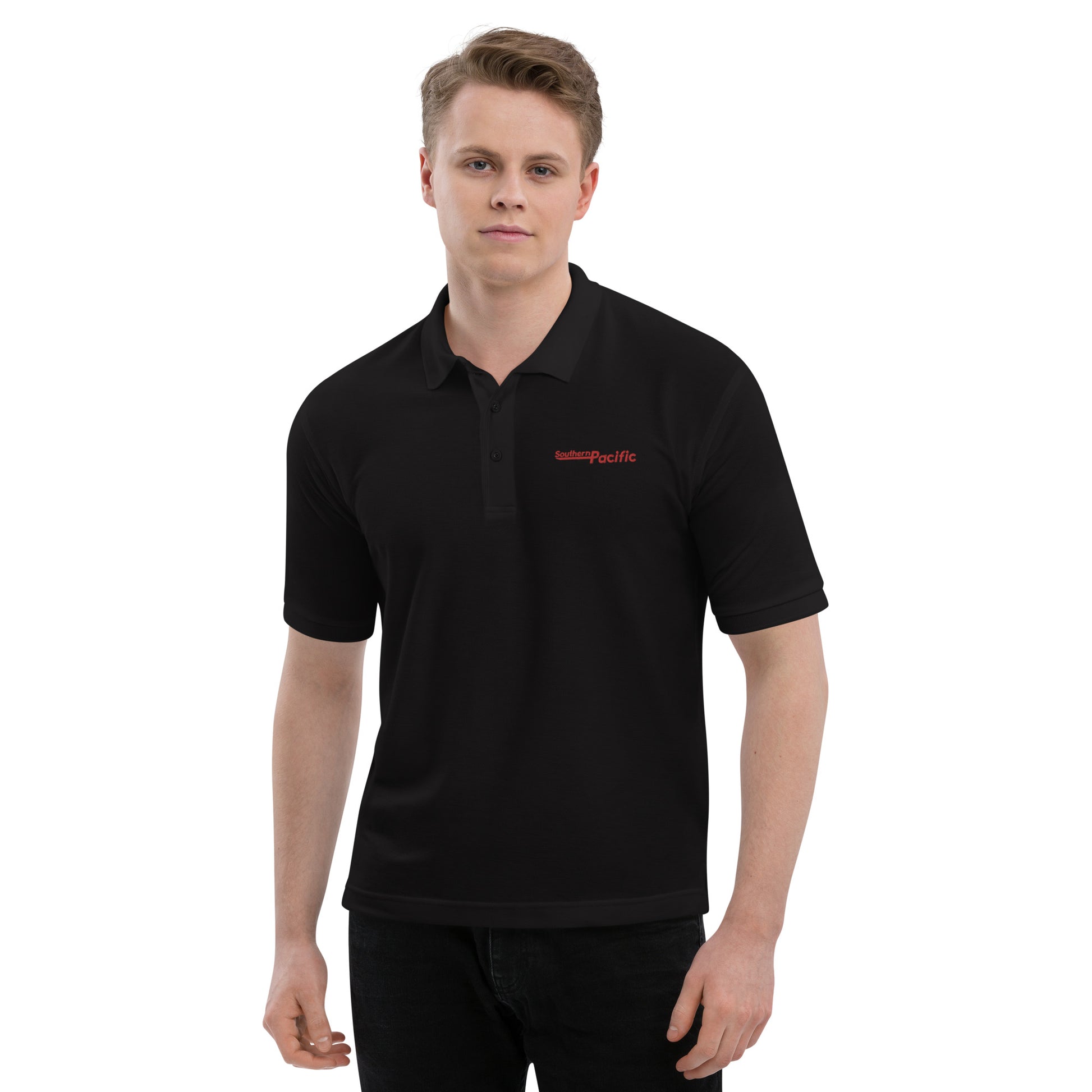 Southern Pacific Men's Premium Polo - Broken Knuckle Apparel