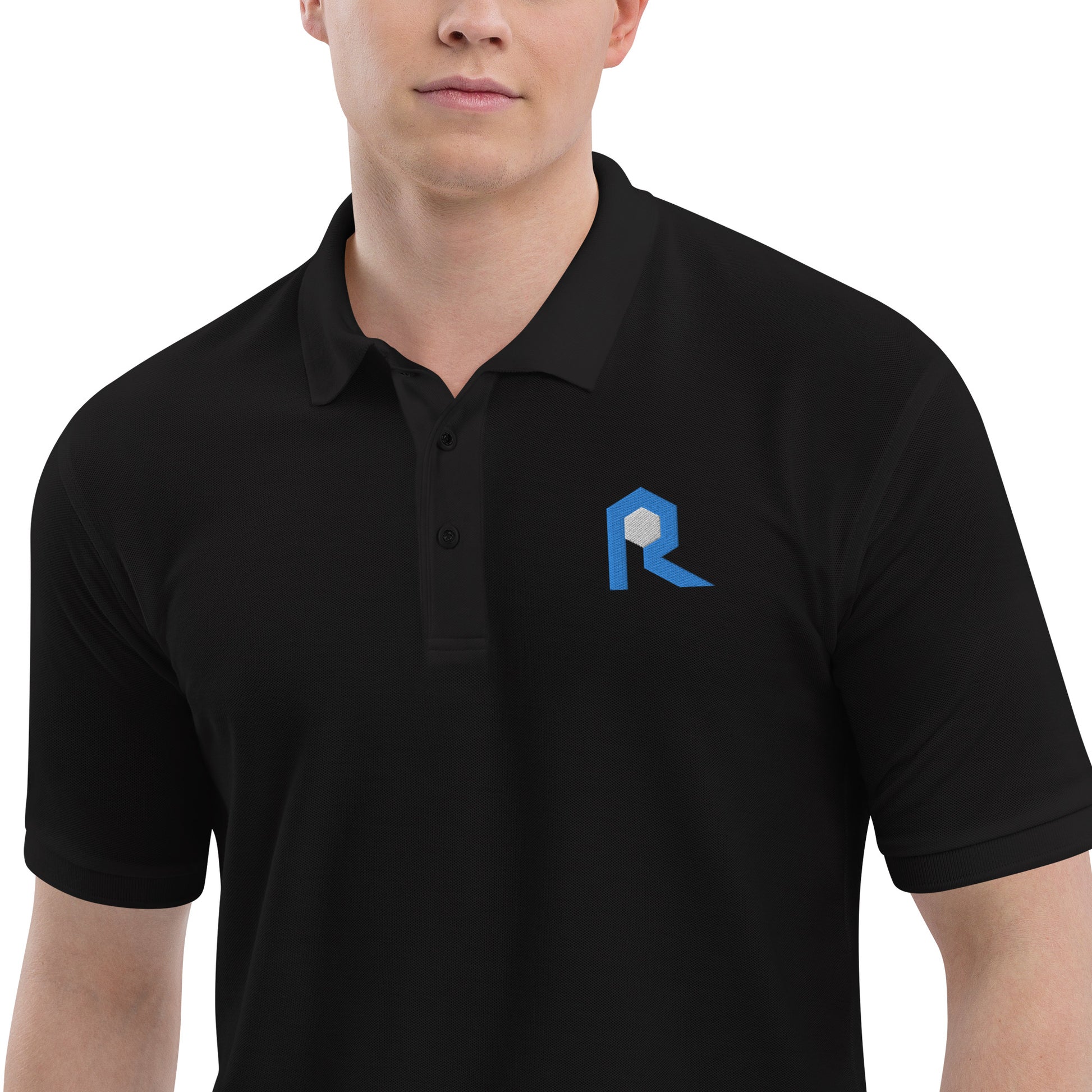 The Rock Route Men's Premium Polo - Broken Knuckle Apparel