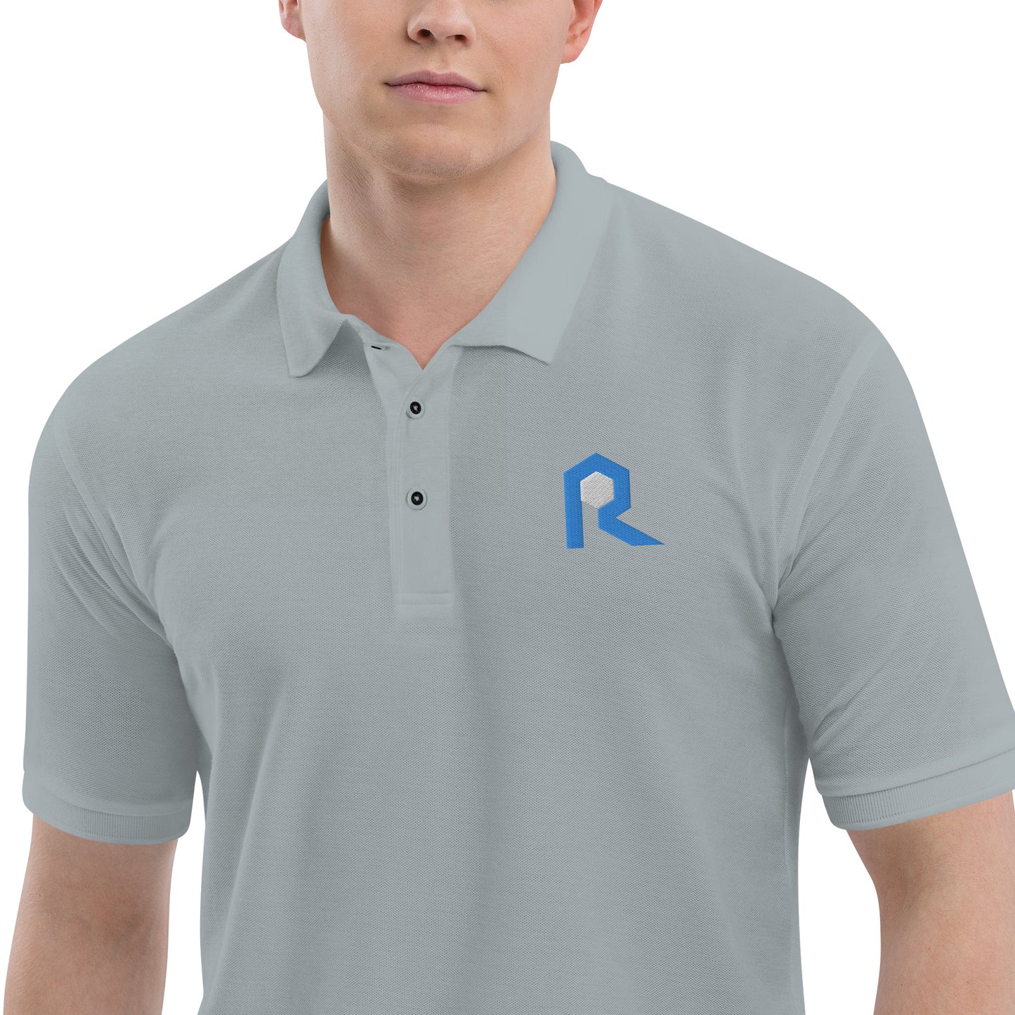 The Rock Route Men's Premium Polo - Broken Knuckle Apparel