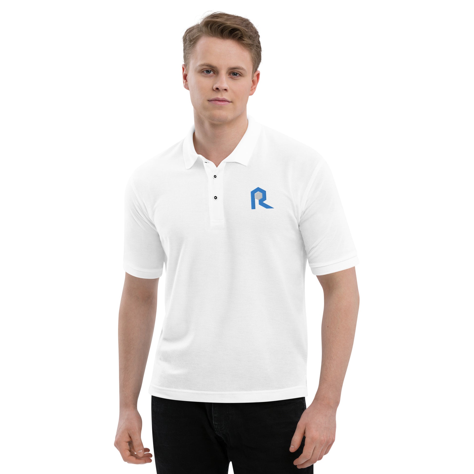 The Rock Route Men's Premium Polo - Broken Knuckle Apparel