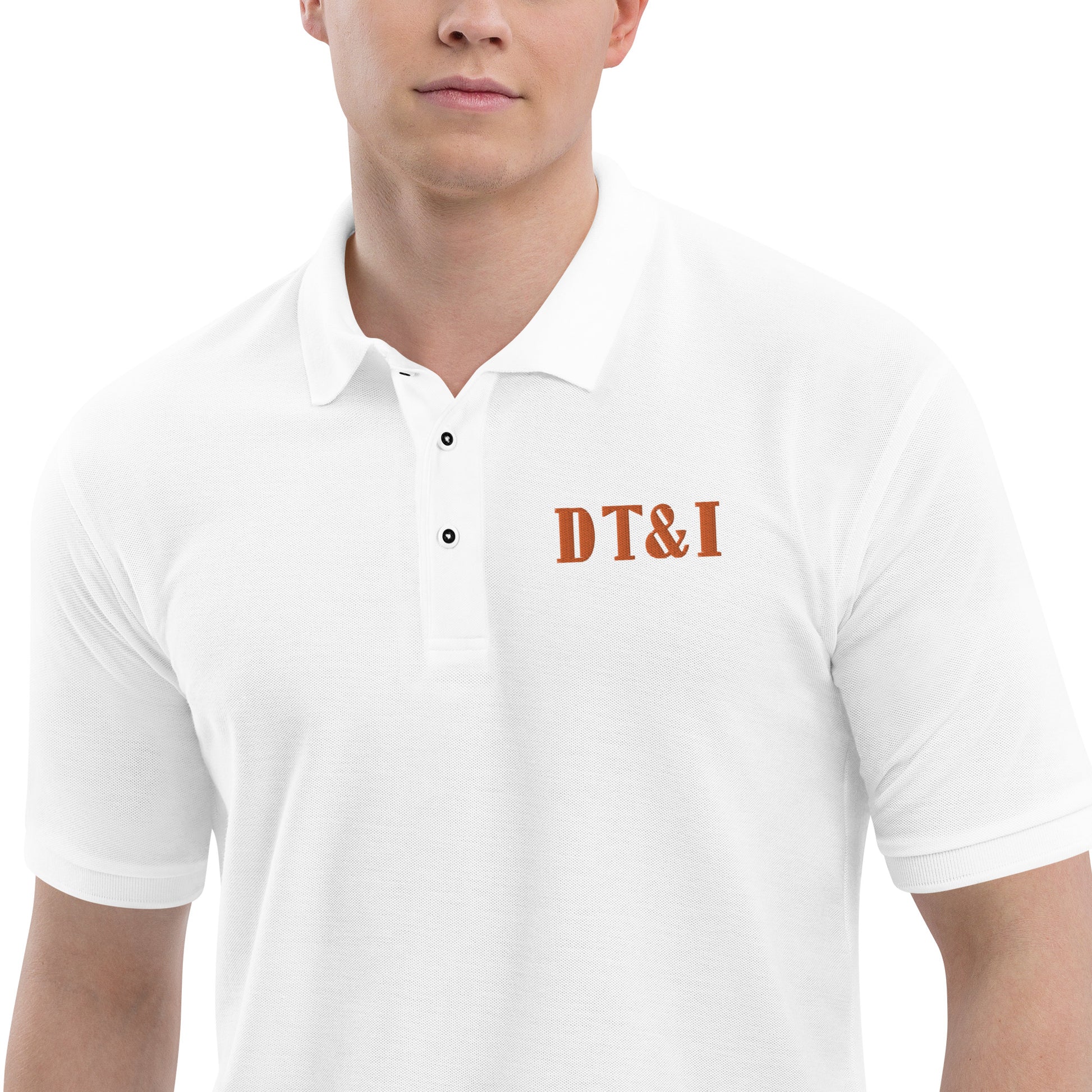 Detroit & Toledo Ironton [DT&I] Men's Premium Polo - Broken Knuckle Apparel