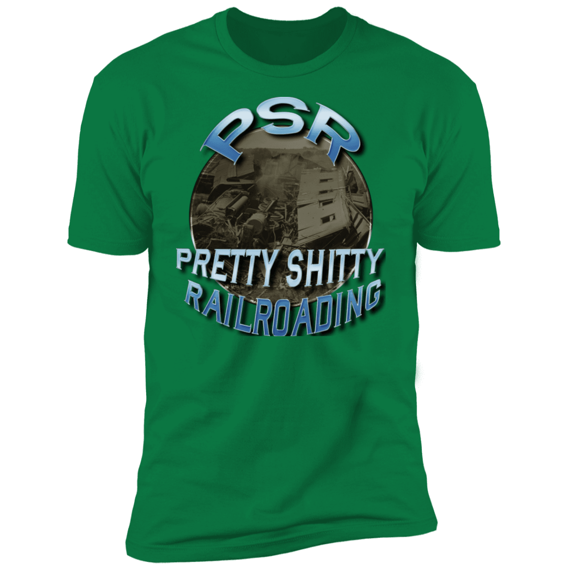 PSR = Pretty Sh*tty Railroading Men's Premium T-Shirt - Broken Knuckle Apparel